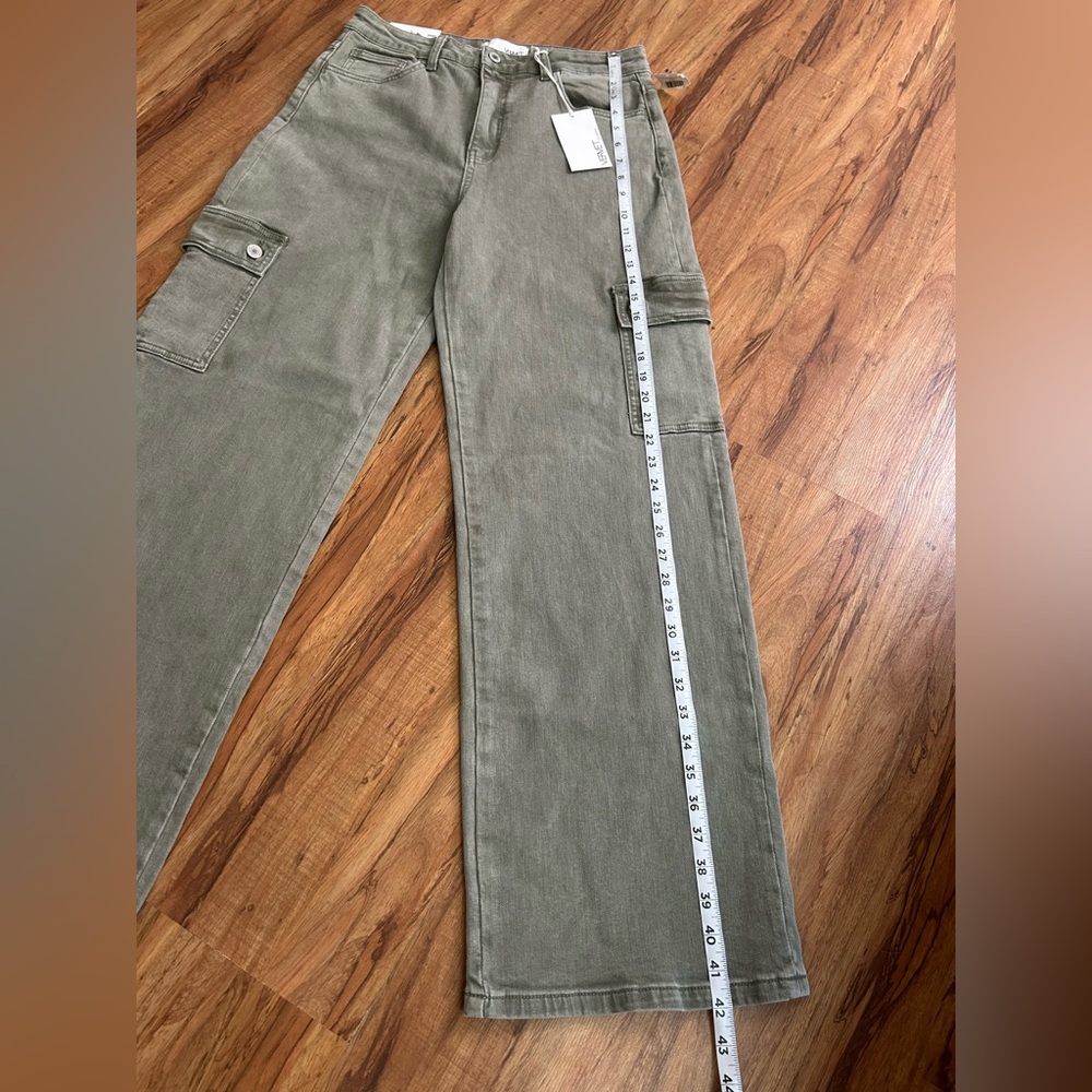 Vervet Lindsey 90s Vintage Loose Fit Wide Leg Stretch Cargo Pant Womens Size 29 - Picture 13 of 14